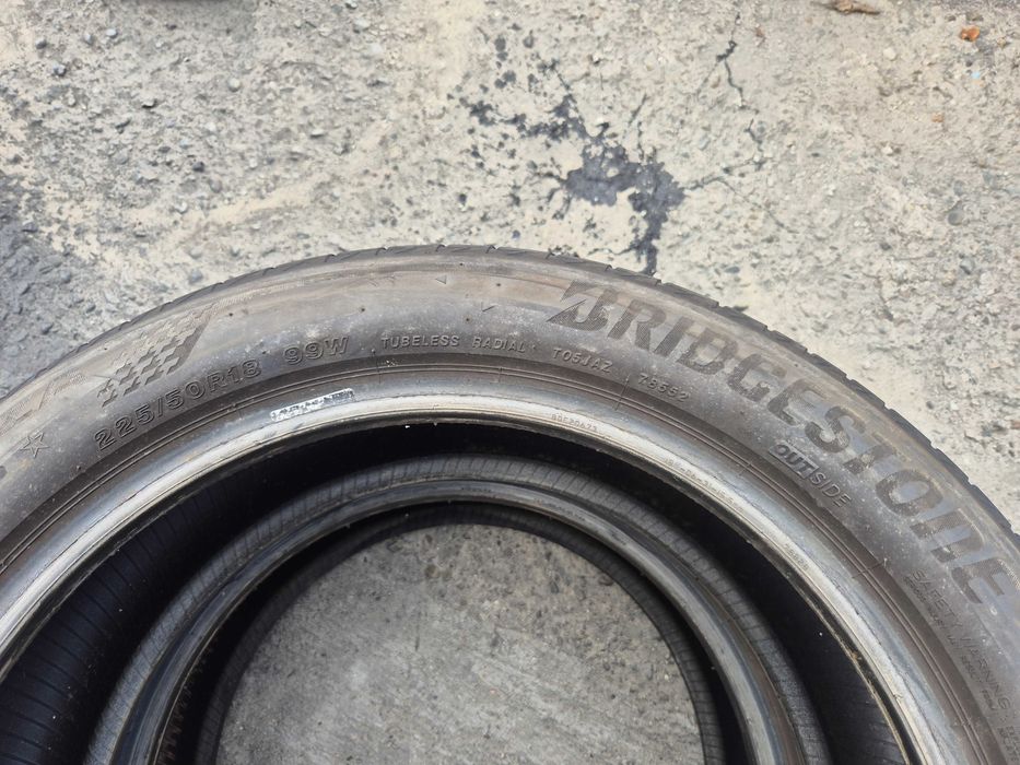 2 Anvelope de VARA - 225/50/18 99W - Bridgestone Turanza * - Stare F BUNA - DOT 2022 !