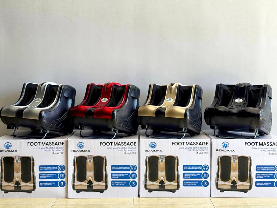 RenoMax Foot Massager 3 oyoq uchun masajor aparat Масажер ДЛЯ НОГ