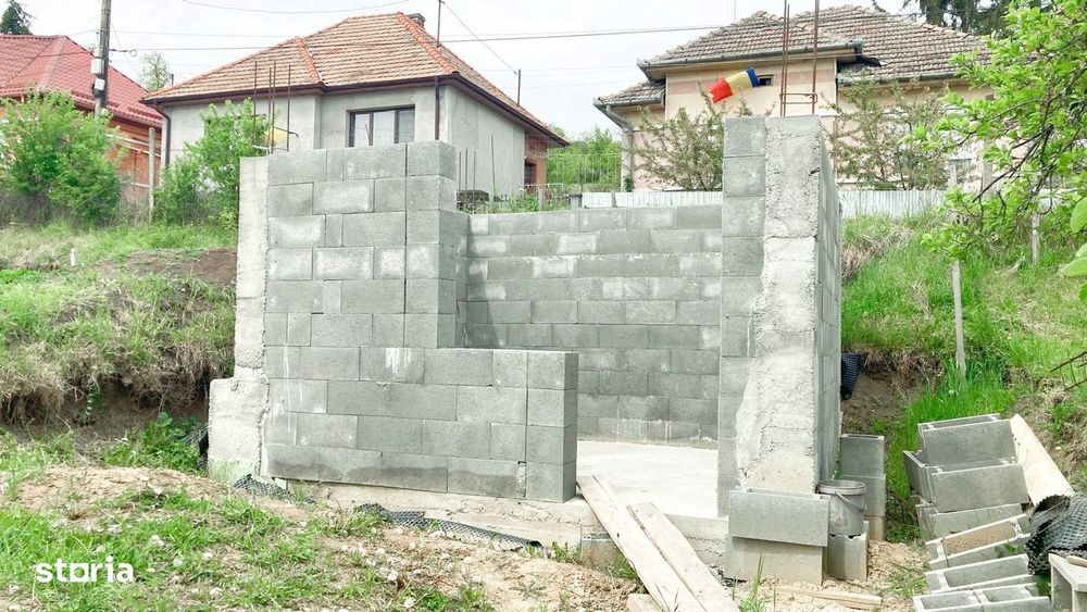 Teren de vanzare cu proiect de casa