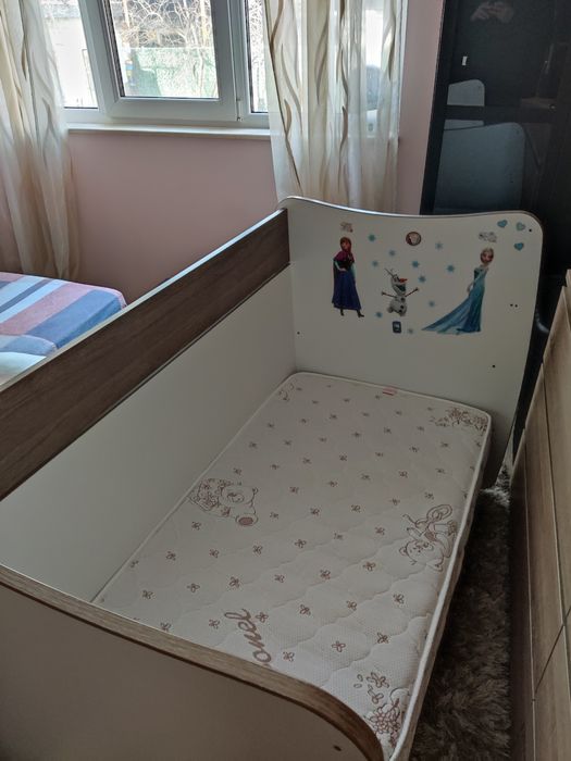 Бебешко/Детско легло + матрак (кокос)