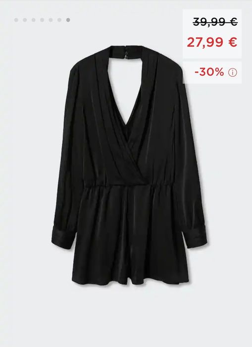 Сатенен гащеризон от Манго/Mango M и L размери