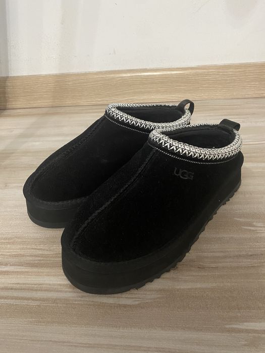 Угги черные короткие