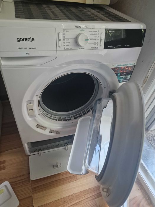 Сушилня с термопомпа Gorenje, 8 кг, Клас A++