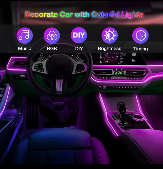 Lumini ambientale cu LED-uri