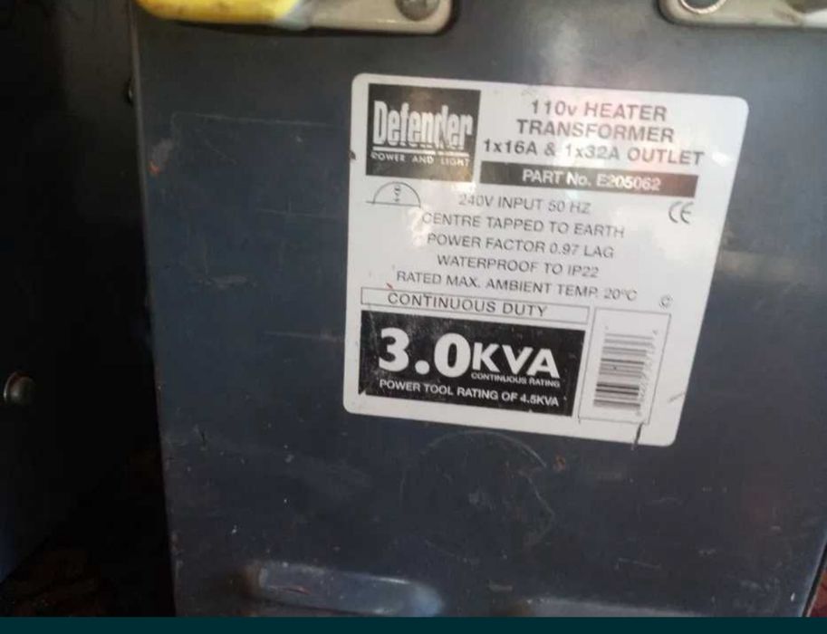 5 KVA трансформатор от 220 волта на 110 defender внос от Англия Траф