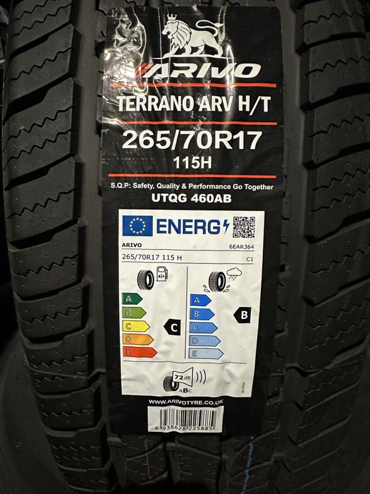 Нови летни гуми ARIVO TERRANO 265/70R17 115H НОВ DOT БОРД 2657017