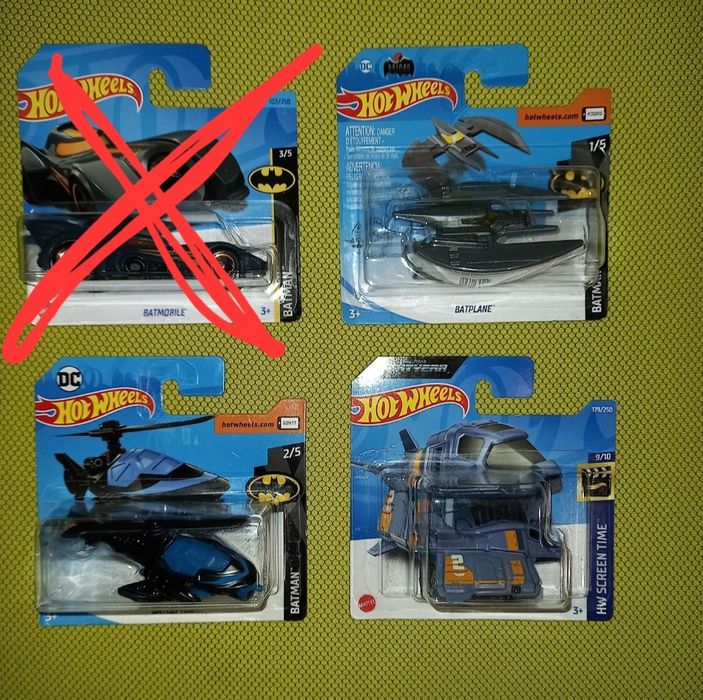 Hot Wheels Batman и Disney Pixar