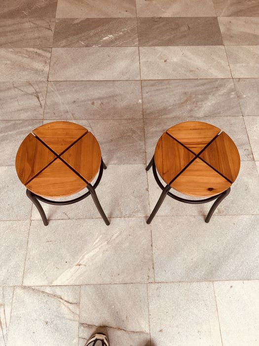 Винтидж датски табуретки / Danish design 70-те – комплект