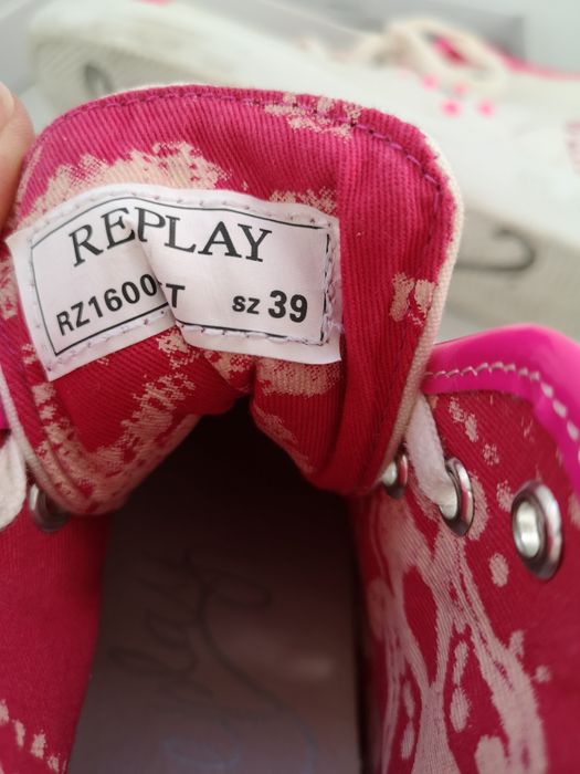 Pantofi ghete converse Replay, originale,  marimea 39