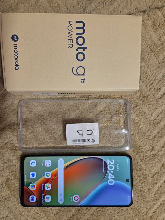 Motorola G15 power green