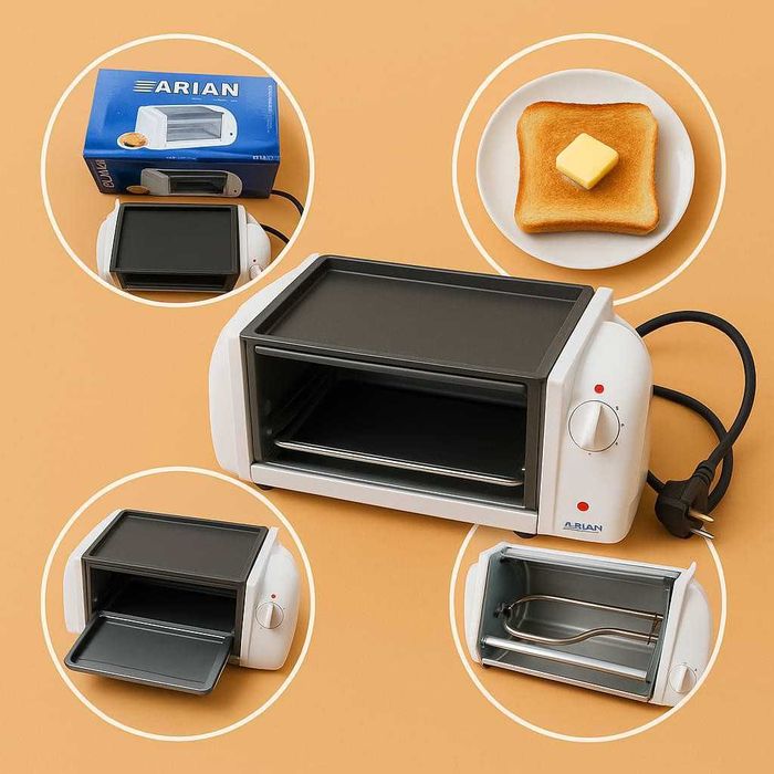 Компактен електрически грил Arian