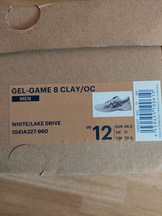 Маратонки Assics gel game 8 clay