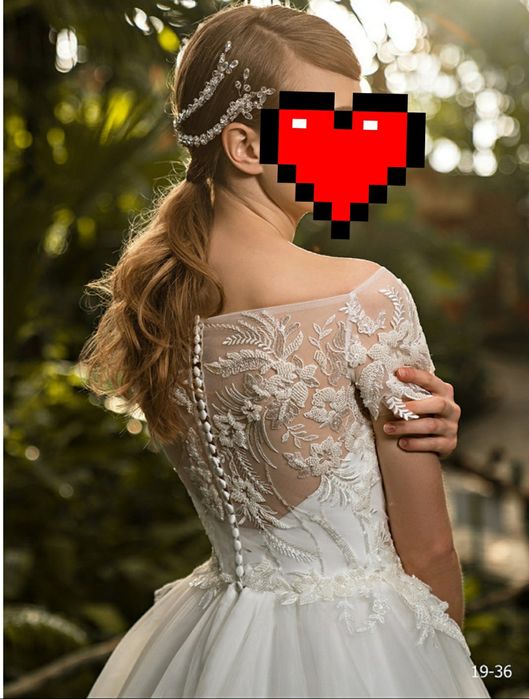 Rochie de mireasa Eden Bride de tip Printesa, Marimea S/M, Ploiesti