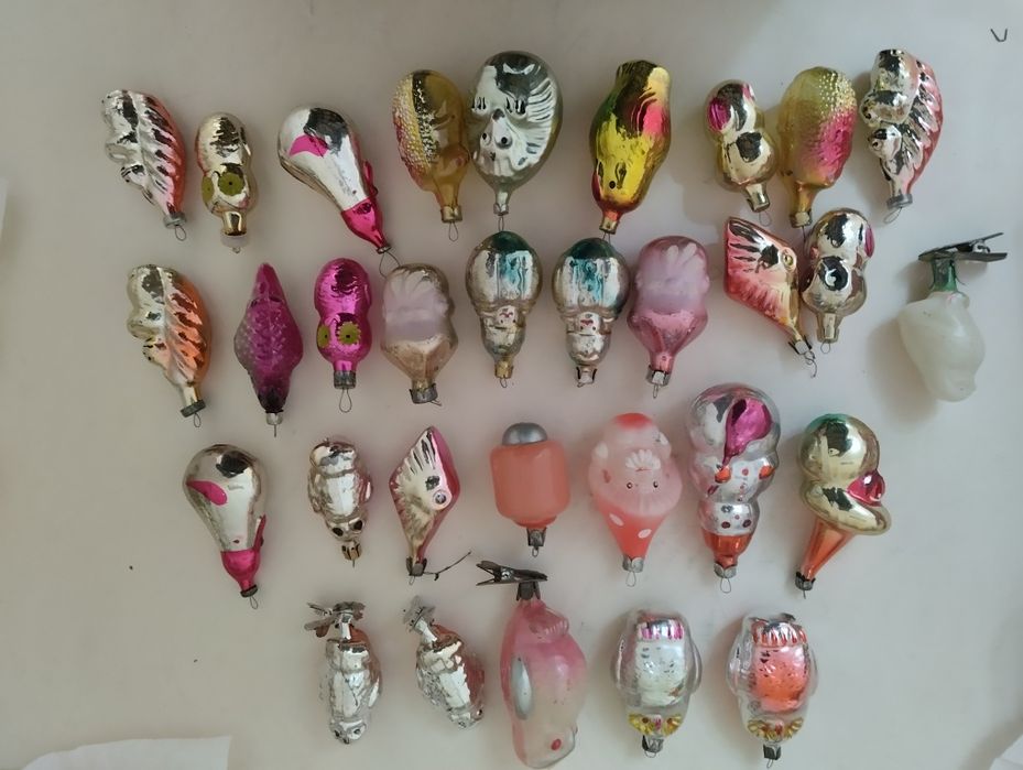 Елочные игрушки СССР.