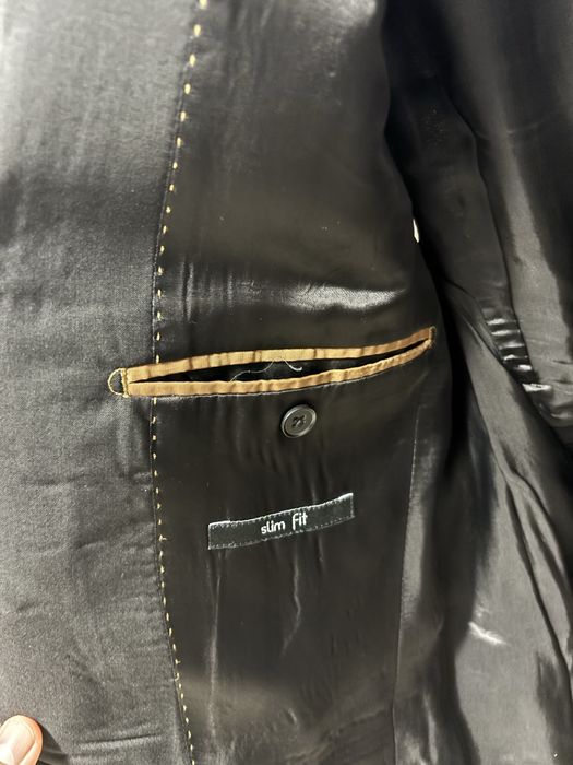 Costum negru | Paolo Rossi | 44 Slim fit | 100% lână
