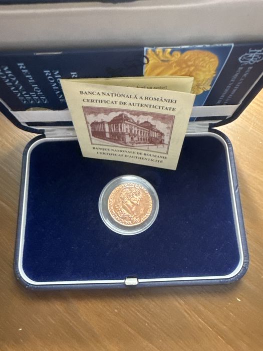 MONEDA BNR replica dupa un sestret emis de Imparatul Traian 2006