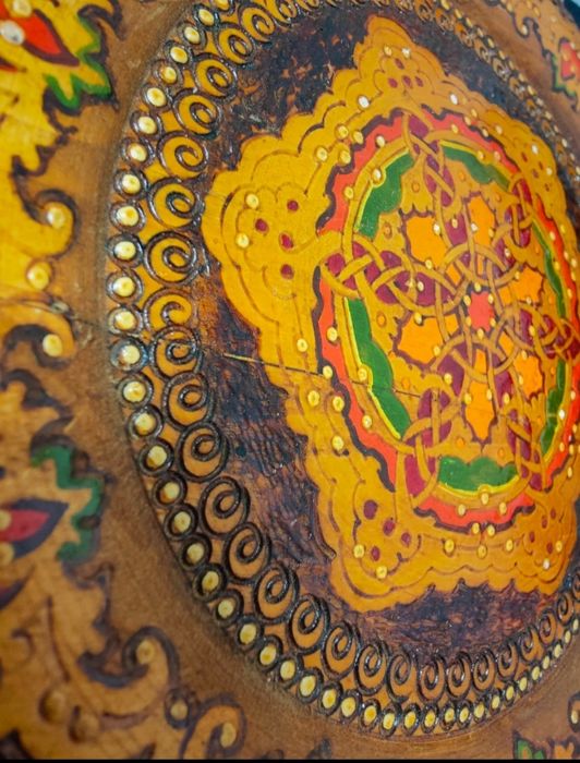 Farfurie decorativa din lemn