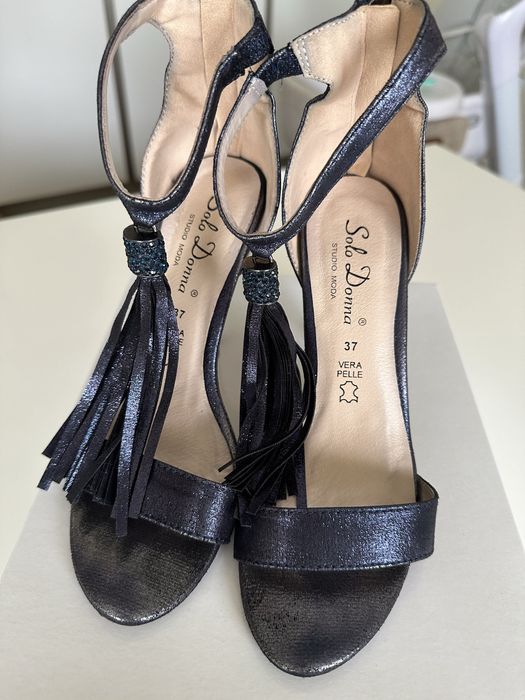 Sandale cu toc Solo Donna