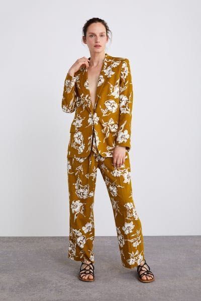 Уникален луксозен дамски костюм Zara