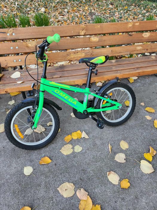 Детско колело OMEGA 16” - зелено,унисекс