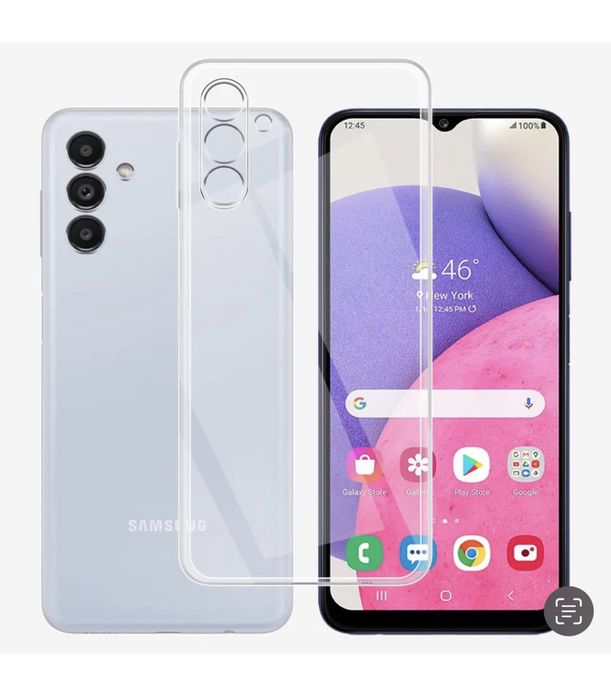 Samsung A14/A15/A25/A24/A16/A17/A07/A26/A37 Husa Silicon Transparenta/Neag