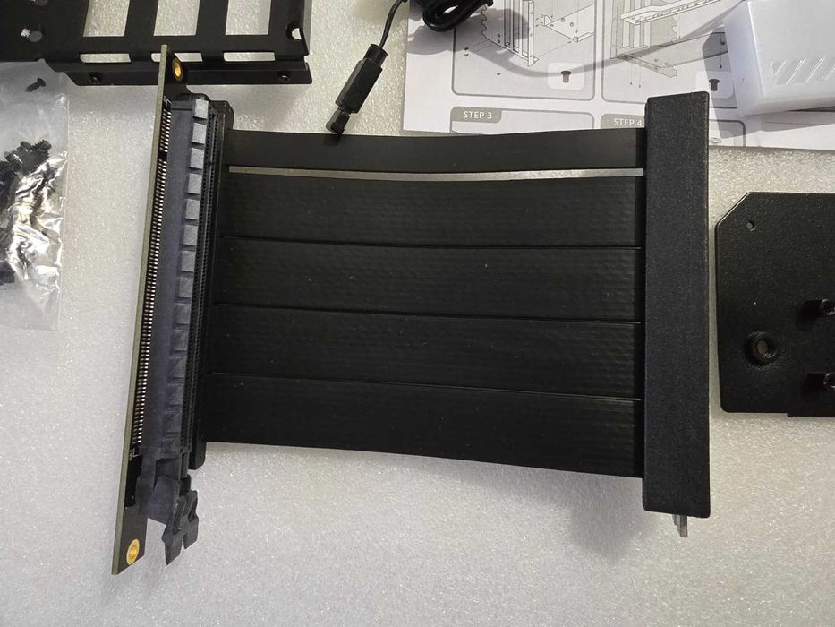 Suport GPU vertical, cablu de extensie, viteză 4.0, modul ARGB, 90°