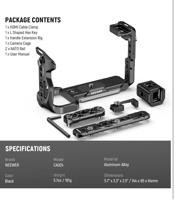 проф.  кейдж за камера.  Sony FX3/FX30. sony. fx