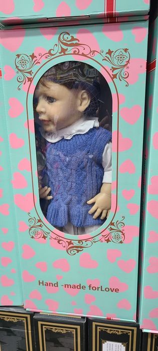 Силиконовый кукла 55см