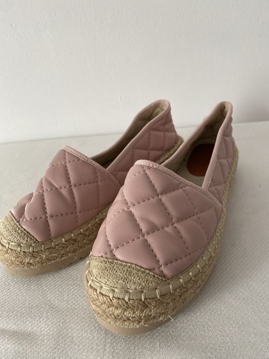 Espadrile roz pudra . Nr.36