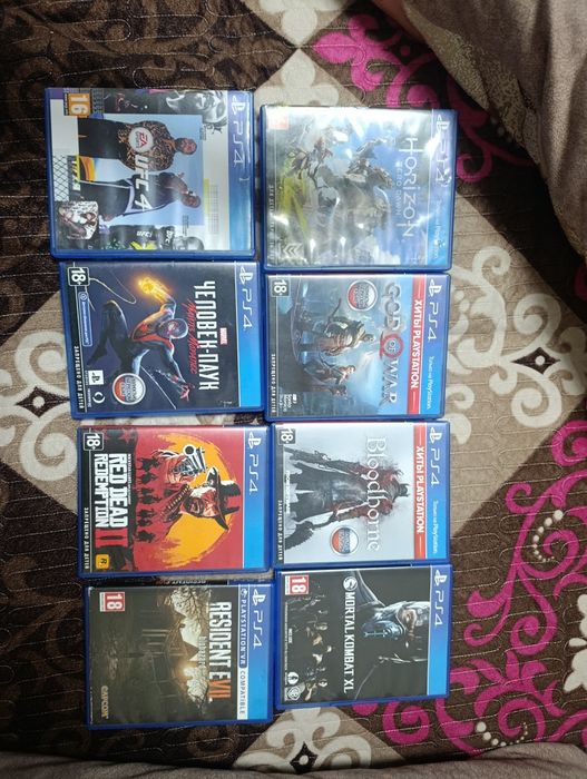 Продам игры на пс 4.