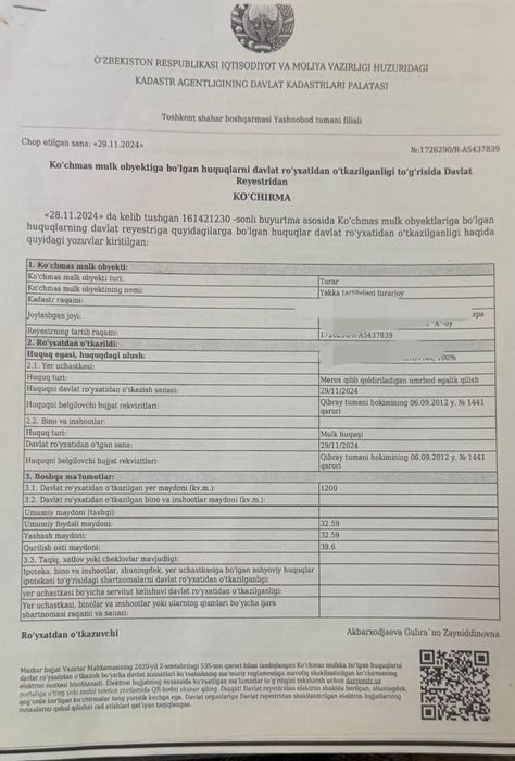 Прадажа земля Тузел