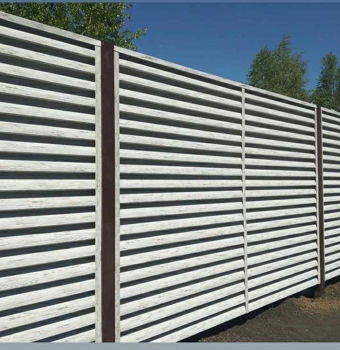 Заборы жалюзи, евроЖАЛЮЗИ, еврозабор, штакетник, евроштакетник, ворота