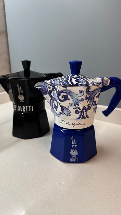 2 Bialetti Cafetiere pachet, editie D& G si all black