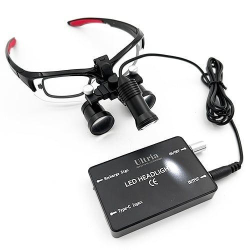 Lupe Stomatologice 2.5X - 3.5X + Sursa Iluminare