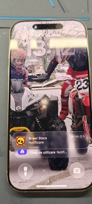 Display cu ramă iPhone 16Pro Original