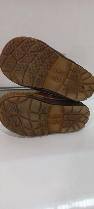 Боти от естествена кожа за момиченце