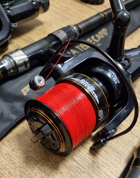 SET 2 Lansete PRO FL AQUA TELECARP 3.9m + 2 Mulinete AVIATOR DP7000