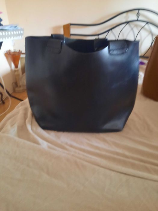 Чанти ZARA, естествена кожа, телешки бокс