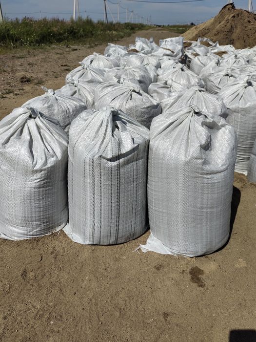 Песок в мешках щебень отсев