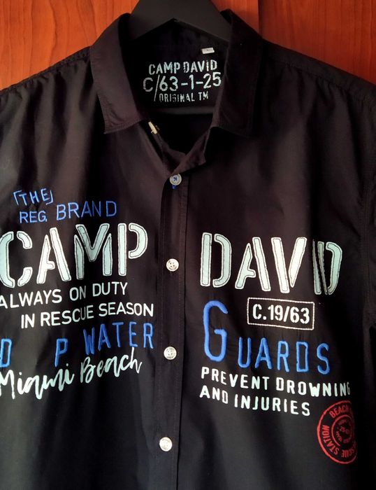 Cămasă cu stil Camp David original