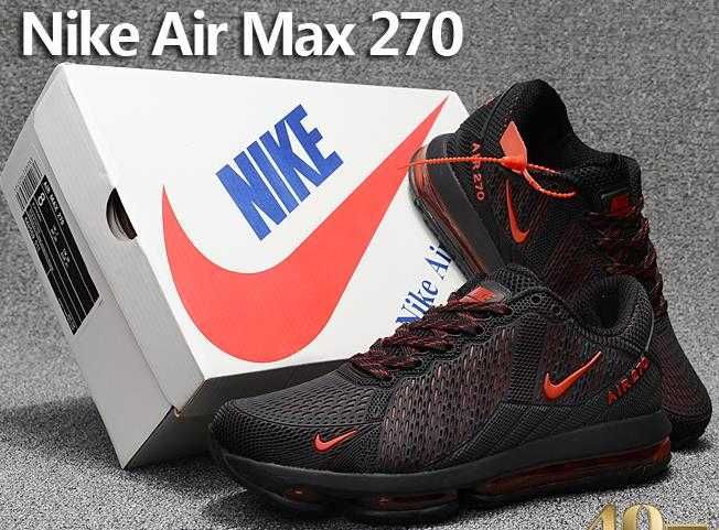 Nike Air Max 270 - Черно с червени акценти, размер 41 Специална оферта