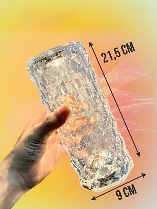 Кристаллический светодиодный светильник с пультом