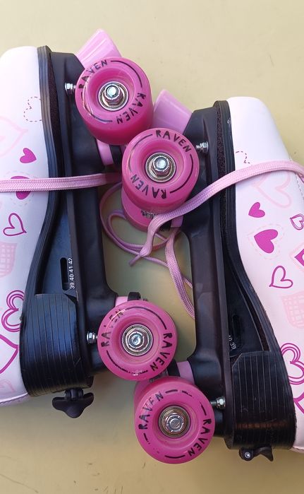 Role Raven Trista White/Pink L (39-42) – Reglabile, Retro & Confortabi