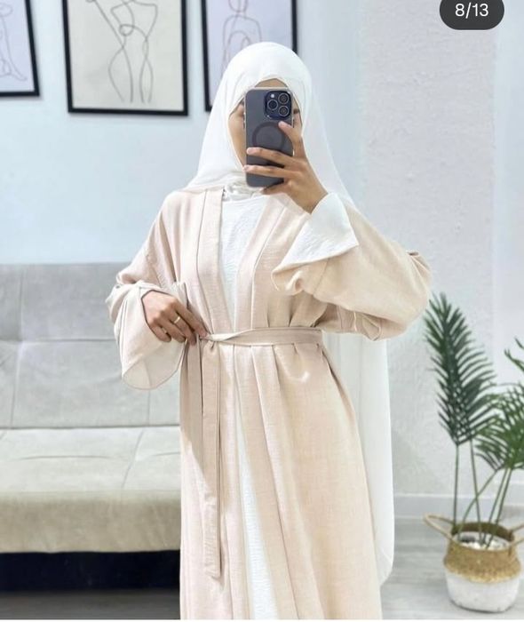 Абайка двойка платье с длинным рукавом