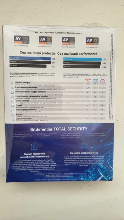 Licenta Bitdefender Total Security, 3 dispozitive, 1 an + 1 an gratuit