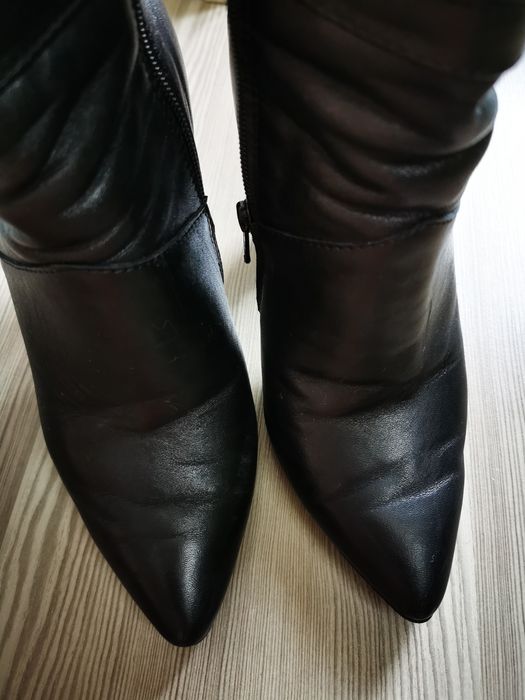 Botine dama piele naturala, căptușite,  39