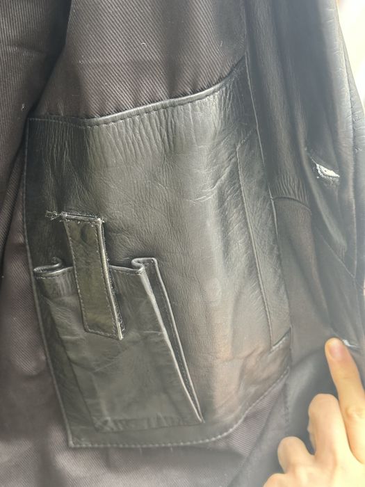 Trench piele naturala