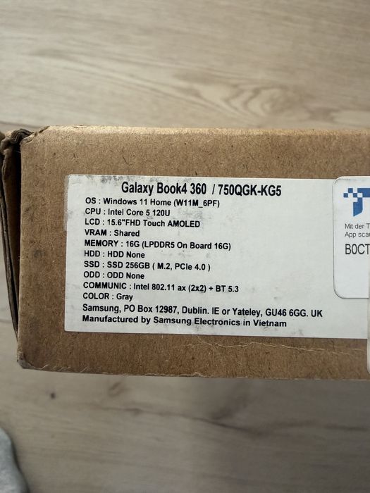 Vand Book 4 360 256Gb Nou(Sigilat)