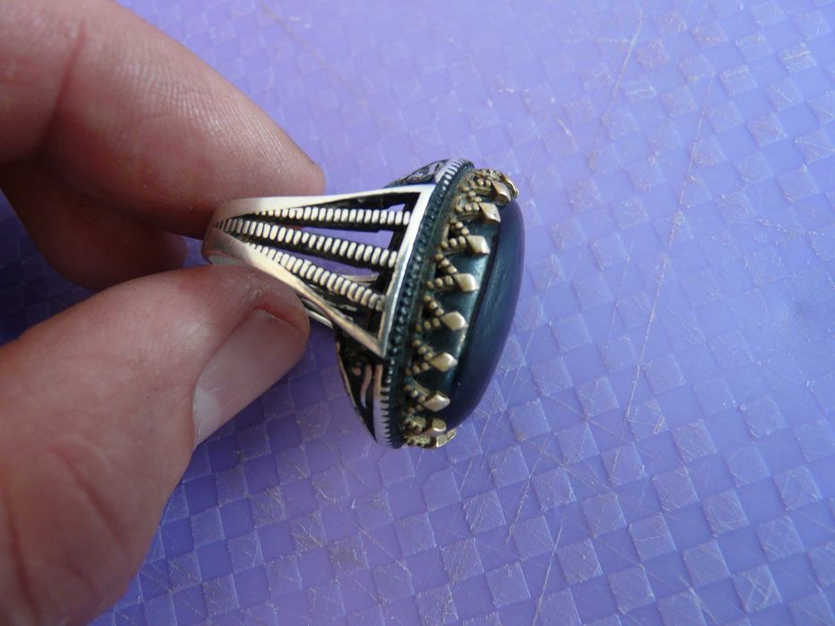 Бутиков мъжки сребърен пръстен - 7