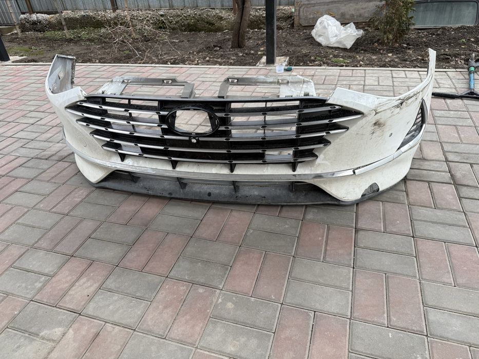 Передний бампер на sonata 2022г